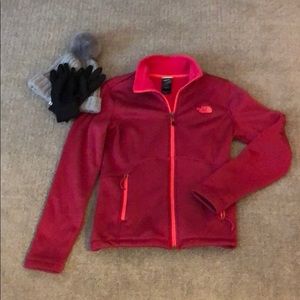 The North Face Zip Up Fleece Lined Jacket